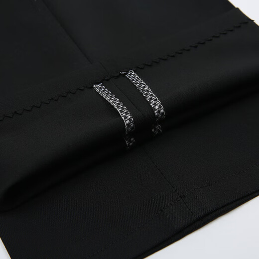 Winterdicke Hosen für Männer mittleren Alters loser, gerade eisenfreies Geschäft Dad Casual Hosen 9b9892 High-End Woll Marine Blau 29 2 Fuß 2 Taillenumfang Aufmerksamkeit auf Socken