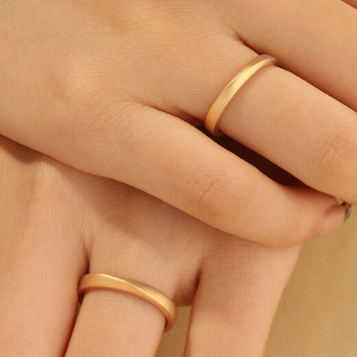 Key to True Love <Endless Love> Möbius Band 18K Gold Couple Ring Diamond Ring Wedding Ring Engraving Customized 18K Gold Women's Style Customization cycle 7 working days/Delivery date will be negotiated