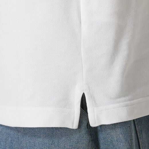 Nike (NIKE)g Anzug reine Baumwolle Herren Wintersport POLO-Shirt Revers Kurzarm-T-Shirt Jugend hübsche Strickhose Freizeithose FN3895-100+FQ4331-010 S/165