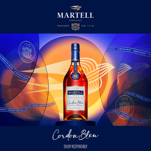 马爹利（Martell）蓝带XO  法国进口 干邑白兰地酒 洋酒烈酒 礼盒装 蓝带XO 350mL 1瓶