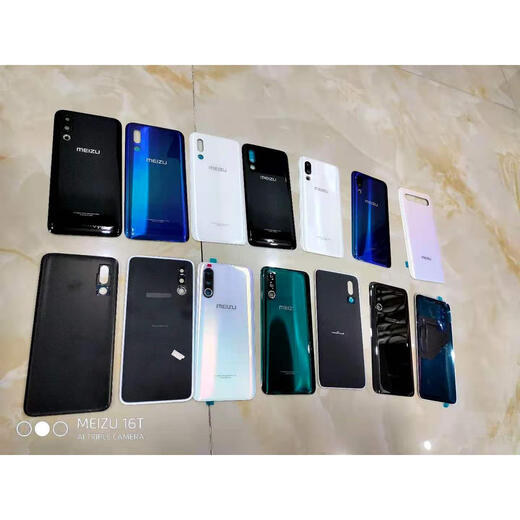 I is suitable for Meizu 16th/16thplus original back cover 16s/16spro back cover 16t/16xs glass back cover Meizu 16s carbon fiber black back cover with lens Meizu 16sPro
