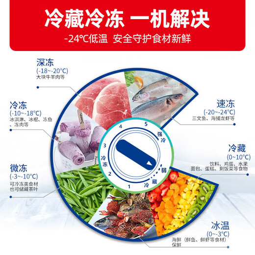 Xingxing (XINGX) freezer commercial large capacity commercial first-class energy-efficient refrigerator horizontal refrigeration conversion fresh ice cream cabinet supermarket restaurant freezer [718 liters] BD/BC-728GE