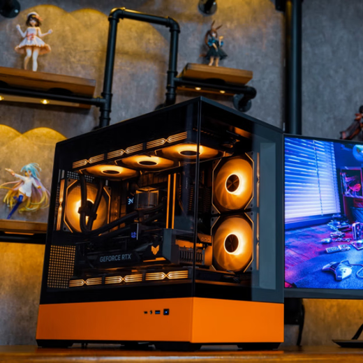 ASUS family bucket Intel Ultra7 265KF host RTX5070Ti/5080 graphics card ROG family bucket 4K e-sports rendering AI assembly computer game console desktop Ultra7 265K barebone host