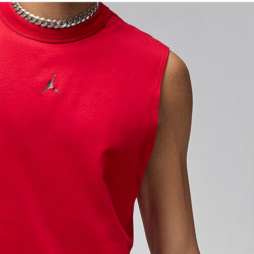 Nike (Nike) Weste Herrenkleidung 2025 Herbst New Jordan Outdoor Fitness atmungsaktives Sportbekleid vielseitig gelegentlich ärmellose T-Shirt FN5857-687 S