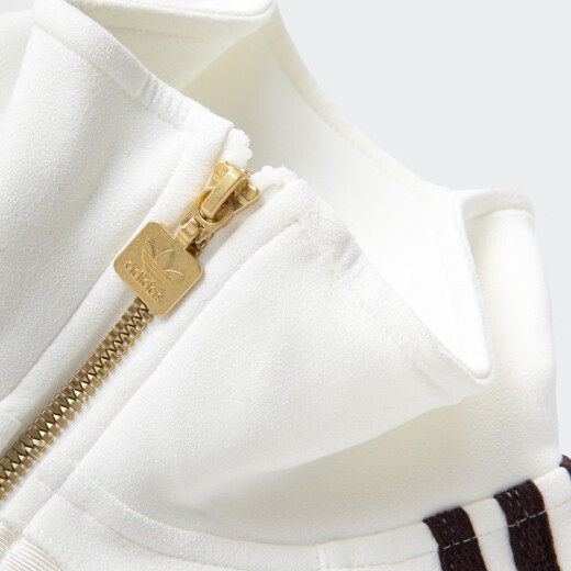 
adidas retro rasp shoulder sports stand collar jacket women's clothing adidas official Clover IX1048 Han Yubai S