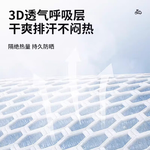 五铎专用爱玛辉腾A723电动车座套防晒防水隔热皮革网坐垫套四季通用 专用款【纯黑坐垫】四季通用