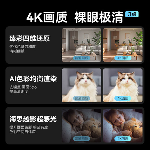 
Huawei Smart Select Hongmeng Smart Select Puffin 8 million camera surveillance home phone remote 360 ​​degrees without dead angles with night vision panoramic view of home indoor wireless baby mother and baby care 3s4K