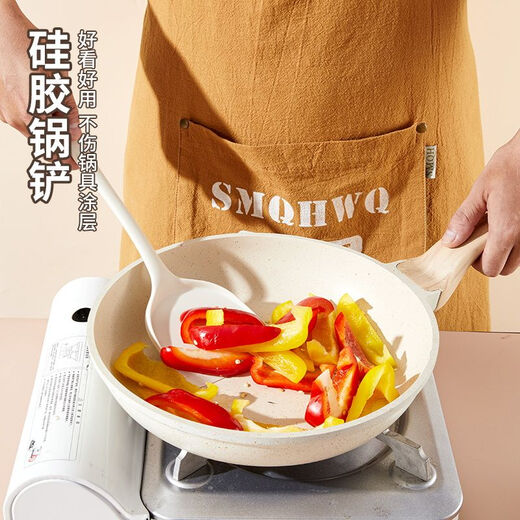 兴刃刀具套装厨房菜刀菜板厨具全套硅胶锅铲勺套装宿舍刀具砧板削皮刀 菜刀菜板+削皮刀+锅铲汤勺三件套