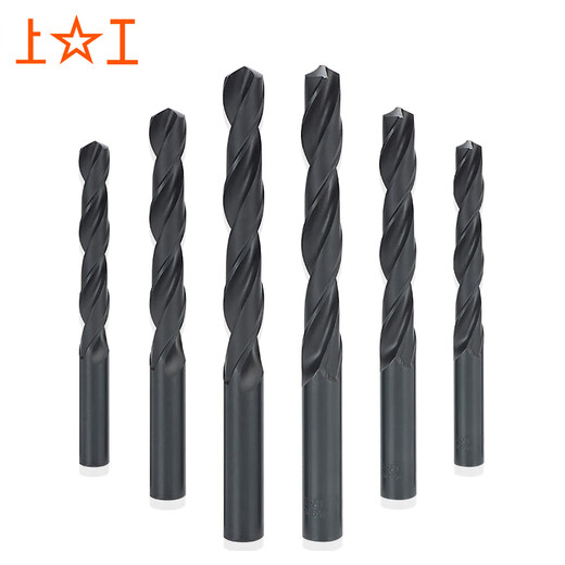Shanggong 10-piece set of stainless steel special straight handle twist drill bits 4.2mm HSS-E cobalt-containing high-speed steel drill bits plum blossom drill bits