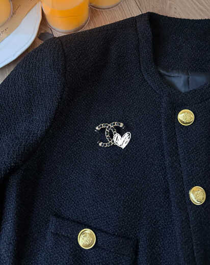 Junbu Braids Shi Xiaoxiang Textured Temperament Brooch Pin Gold YSL