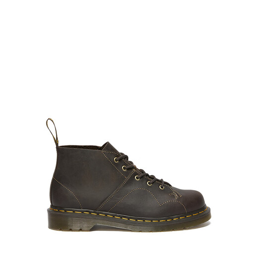 
Martin (DR.MARTENS) Church men and women summer fashion Crazy Horse leather dark brown short boots Martin boots dark brown 37