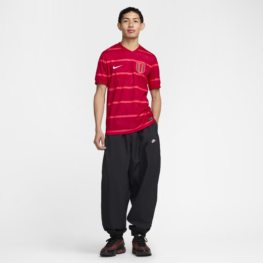 耐克（NIKE）官方2025赛季成都蓉城主场男子速干足球球衣秋舒适HM6166 687健身红/激光红/白 M