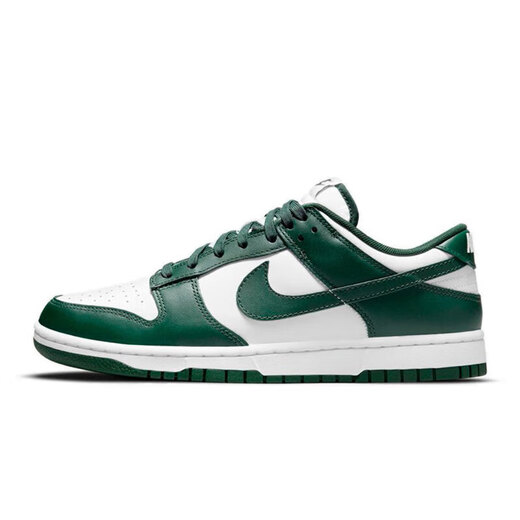 耐克（NIKE）官方鞋子男 Dunk Low Retro经典男子休闲运动鞋轻便复古板鞋 DD1391-101 白绿 42.5