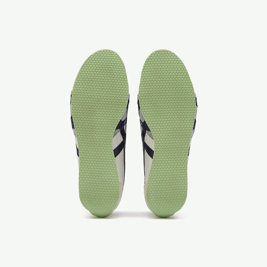 Onitsuka Tiger鬼塚虎RUNSPARK男女秋冬复古舒适运动休闲鞋 米色/深蓝色 42.5