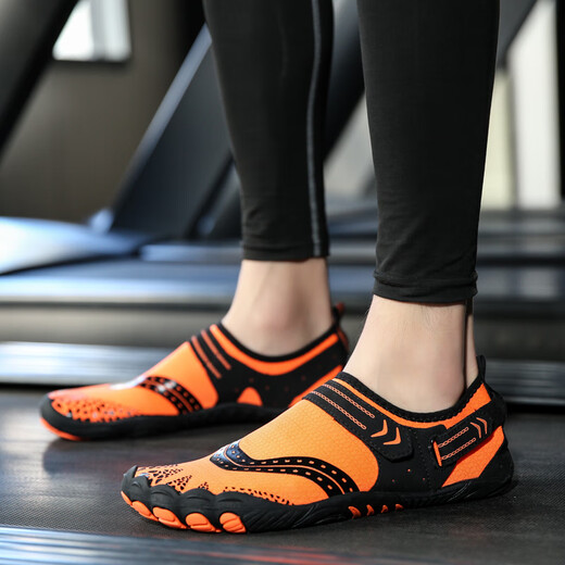 McAlon Indoor Fitness Shoes Men's Soft Sole Riding Jumping Rope Shoes Women's Yoga Squat Deadlift Training Shoes Weightlifting Sports Shoes Black 41