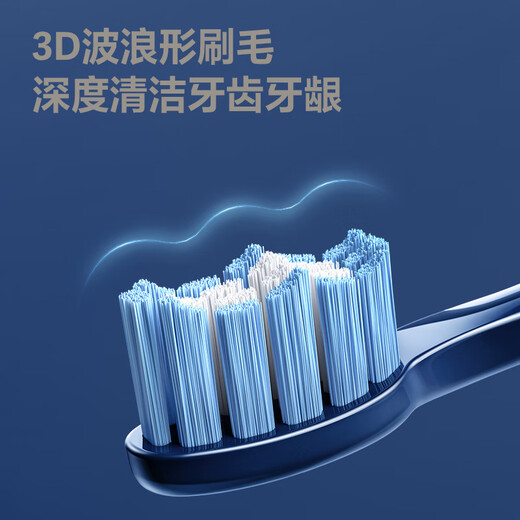 FLYCO electric toothbrush for adults, fully automatic intelligent sonic soft-bristle gum protection, deep cleaning, couple birthday and New Year gift for boyfriend and girlfriend FT7205 sapphire blue