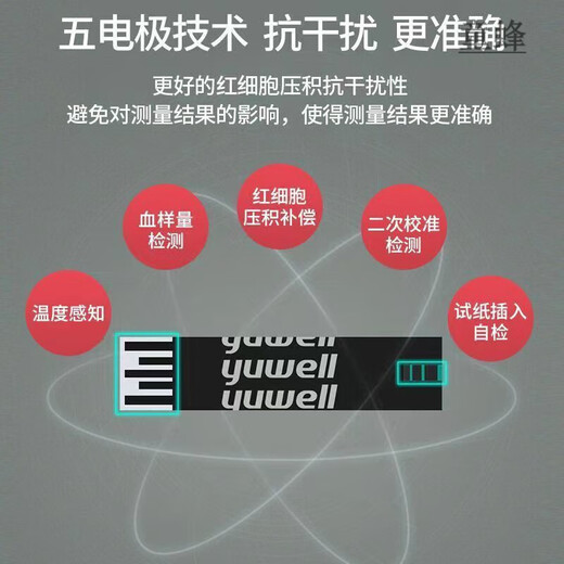 鱼跃（yuwell）血糖试纸710/720/730/740/510/520/530/血糖试纸通用独立装 +100 【独立装】50支试纸