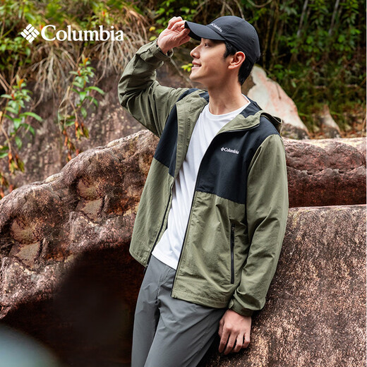 Columbia哥伦比亚户外男子防泼水UPF50防晒衣连帽运动外套XE9226 397 XE9226 男女同款 M(175/96A)