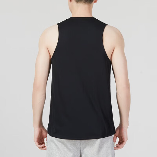 NIKE Weste Herren 2023 Neue Sportbekleidung Basketballbekleidung Fitness Atmungsaktiv Laufen Dünnes Jersey Ärmelloses T-Shirt DV9322-010/Dri-FIT S