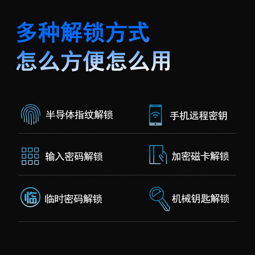 Weiheng fingerprint lock smart door lock bed and breakfast apartment password lock entry door smart lock anti-theft door electronic lock