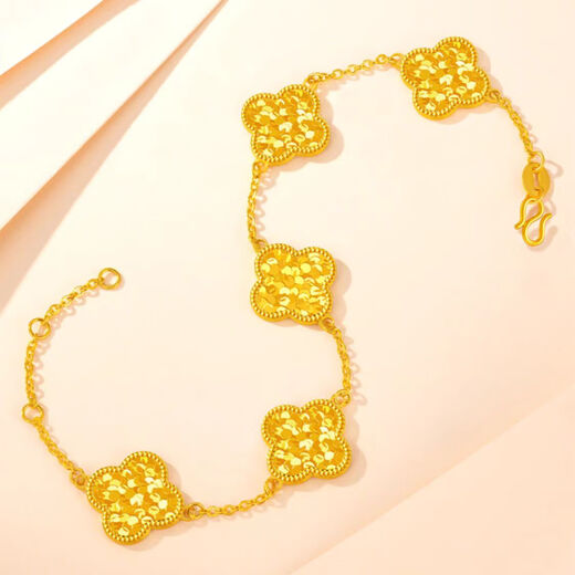 Juke gold transfer bead bracelet 2025 new Passepartout double layer 18k gold bracelet for your girlfriend Passepartout transfer bead bracelet