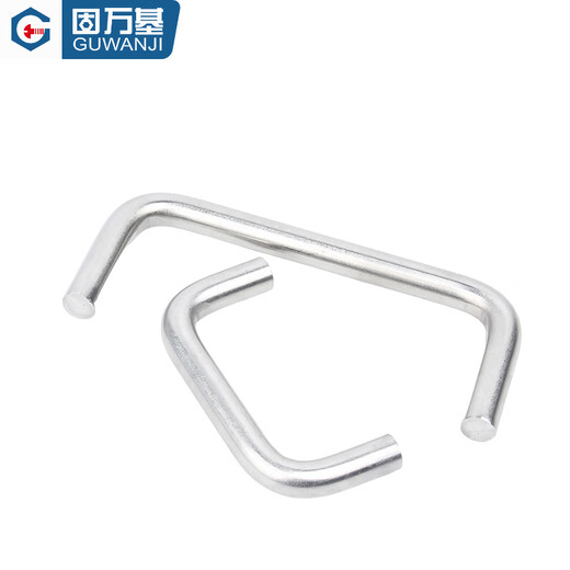 Guwanji authentic 304 stainless steel solid threadless welded handle handle distribution box cabinet cabinet handle U-shaped handle 10x110x50 (1 piece)