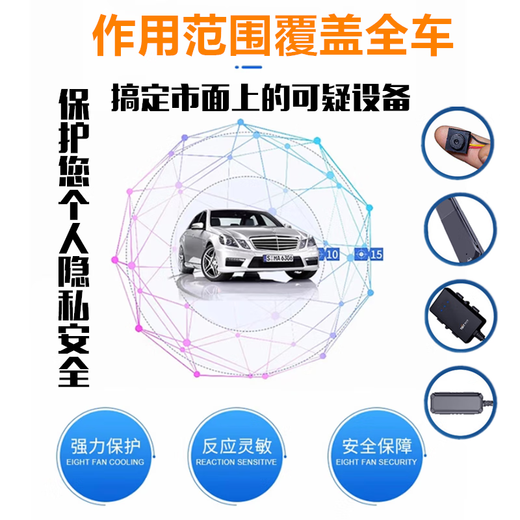 Shantou Lincun Tongrubi Car Truck Beidou Portable Closed Screen Instrument Anti-Tracking Tracker Vehicle Positioning Signal Anti-Detection Handheld 3-way + OBD 24-hour Charging Cable