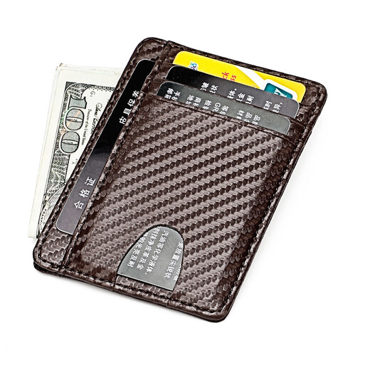 Vanlemn Danemark Antift Brush RFID Ultra-fibre US Dollar Clip European and American Wallet Shield Anti-Demagnetization Card Clip Card Fashion Card Pack Black
