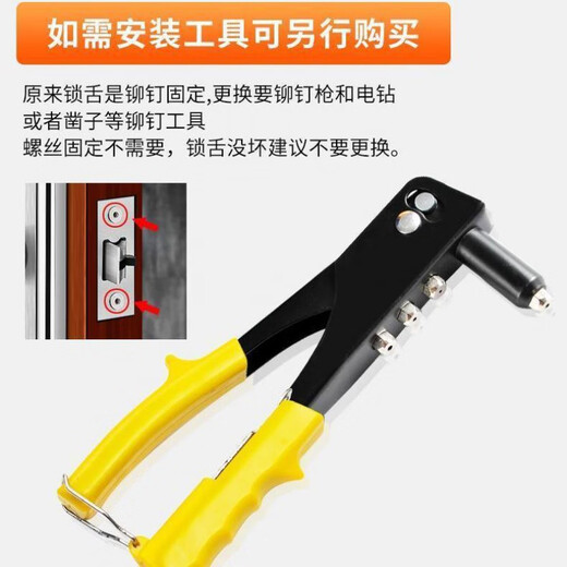 安俊晟门锁卫生间不锈钢把手锁无钥匙通用型洗手间浴室门锁铝合金门把 9898凹弧110孔配锁舌备注