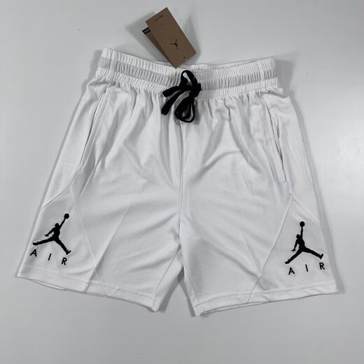 AEROGAMI-Nike新款Air飞人夏季AJ美式DRI FIT透气运动篮球速干短裤五分裤C 耐克1371白/灰 耐克L