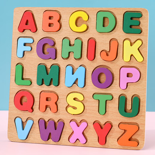 Yusenyi Children's Digital Puzzle Teaching Toy Board Pinboard Early Education Blocys Blocs Strabing Pinyin Letters de plus de 3 ans, Shape / Longueur géométrique 3-trous (avec image de base)