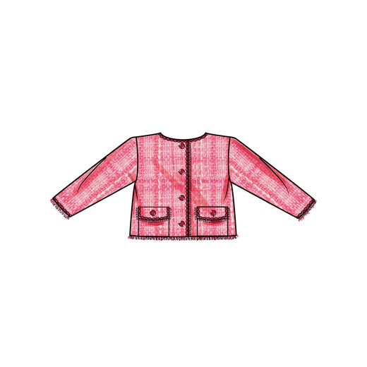 SIMPLICITYSS9721HH Girls Jacket Skirt and Shorts