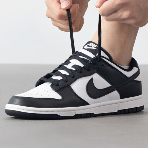 耐克（NIKE）男鞋女鞋2025春季新款Dunk Low情侣运动鞋时尚百搭低帮休闲鞋子女 DD1391/CW1590-100黑白熊猫 38 (GS)