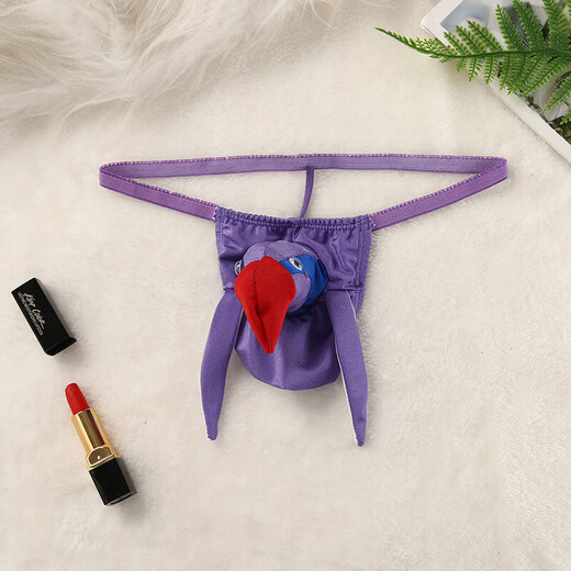Cinturón de ropa interior sexy para hombres tanga de tía de juego creatividad creativa divertida y sexy ropa interior pájaro cabeza t-toss shishima rojo