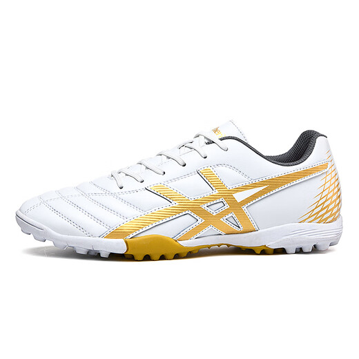 
FEELACES football shoes broken nails TF men and women adult children's shoes for youth anti-slip training artificial grass middle school entrance examination leather rubber sole shoes 2022 Platinum broken nails 41 [socks + protective plate + shoe bag]