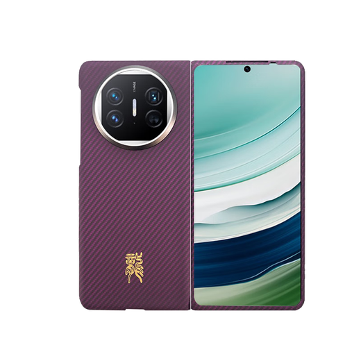 Original quality, suitable for Kevlar mobile phone case, aramid fiber fine grain 600D metal frame protective cover ma, circuit diagram fine grain 600D metal frame magnetic back cover, round hole, please prepare square hole, Huawei Mate X6