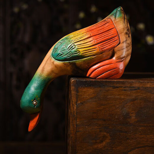 Yili Home Desktop Decoration Ornaments Children's Room Creative Cartoon Ornaments Duobaoge Duck Ornaments Length 16 Width 5cm
