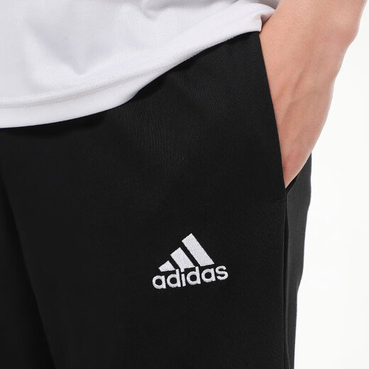 Adidas (adidas) traje deportivo para hombre 25 verano nuevo casual simple transpirable etiqueta pequeña camiseta de manga corta pantalones cerrados conjunto de dos piezas IC9282 + GK9226 M/175