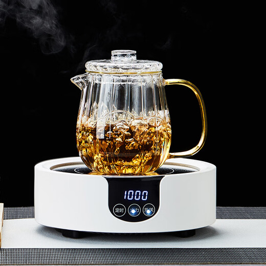 Mesni thickened glass teapot glass tea infuser filter teapot kung fu tea set