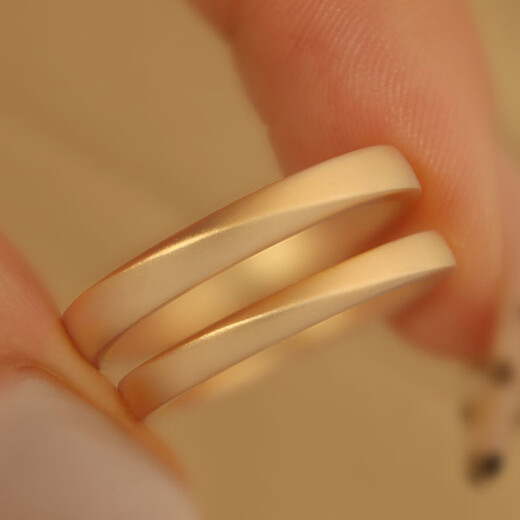 Key to True Love <Endless Love> Möbius Band 18K Gold Couple Ring Diamond Ring Wedding Ring Engraving Customized 18K Gold Women's Style Customization cycle 7 working days/Delivery date will be negotiated