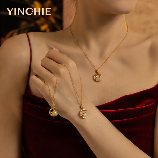Silver Qianhui 925 Silver Zodiac Year Hetian Jade Necklace Girl's Year of the Snake Pendant Light Luxury Valentine's Day Birthday Gift for Girlfriend Lingyu Zodiac Necklace/Zodiac Ox + Free Engraving Comes with Jewelry Certificate/Valentine's Day Girl Gift/Exquisite Gift Box