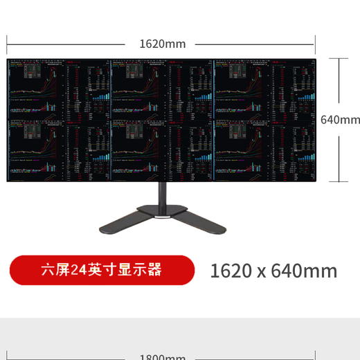 L.HOT ASUS's new one-to-four-screen professional multi-screen stock trading computer dedicated six-screen one machine multi-screen stock watch trader futures trader artifact display monitor upgrade specializes in price difference, single shot will not be shipped