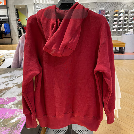 耐克（Nike）红色卫衣女装本命年经典LOGO2025春季新款运动服针织连帽套头衫上 HV8461-677灵蛇迎新系列 L