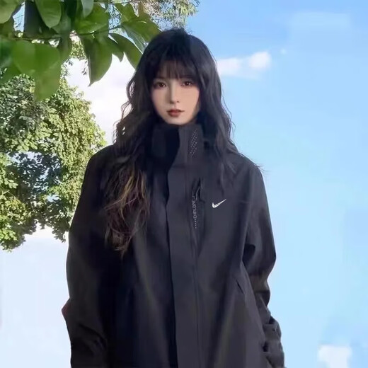 Assault jacket for men and women, spring and autumn style, detachable three-in-one windproof and waterproof jacket for couples, outdoor hiking wear, ivory white, same style for men and women - jacket + lining L recommended 110-130 Jin Jin equals 0.5 kg