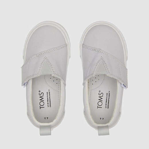 TOMS unisex kids Alpargata Fenix slip-on sneakers, gray (lunar gray) gray (lunar gray) 5 Big Kid