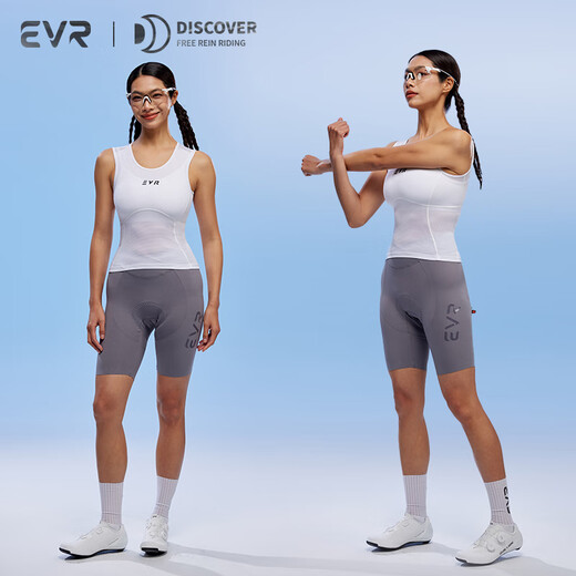 
EVR cycling sweatshirt sleeveless men and women long sleeve breathable quick-drying sports vest mountain road bicycle Discover short-sleeved sweatshirt-women M