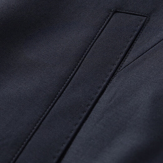 Antonio [High Branch 100% Pireded Wool] Cadre Administrative Cadre Business Jacket Spring and Automne Classic Jacket Men Top Men Men Navy Blue L 50 (175 / 92A)