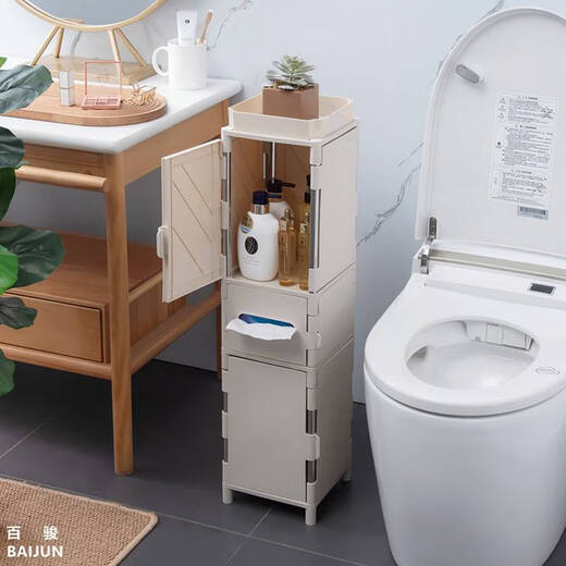 Gabinete de almacenamiento de sujeción Baño de 20 cm Tipo de cajón Gabinete de sujeción de la cocina Rack de almacenamiento de la cocina Baño inodoro Lado del gabinete ultra narró 9224 metros Modelo de lujo blanco