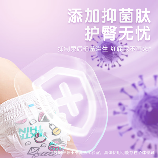Teddy Bear Dynamic Pulling Pants/Diapers, Ultra-thin, Dry Baby Diapers in Summer, Antibacterial and Anti-Side Leaking Pants XXXL20 Tablets (17-21kg recommended)