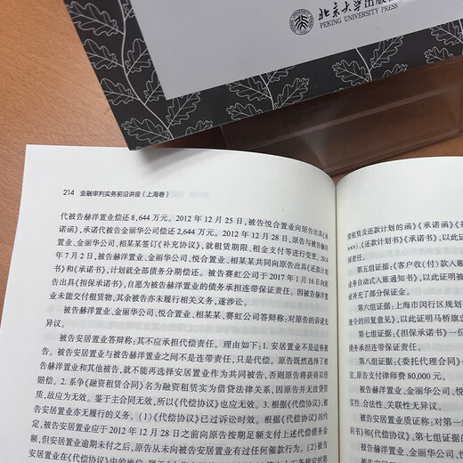 Lecture on the forefront of financial trial practice (Shanghai volume)